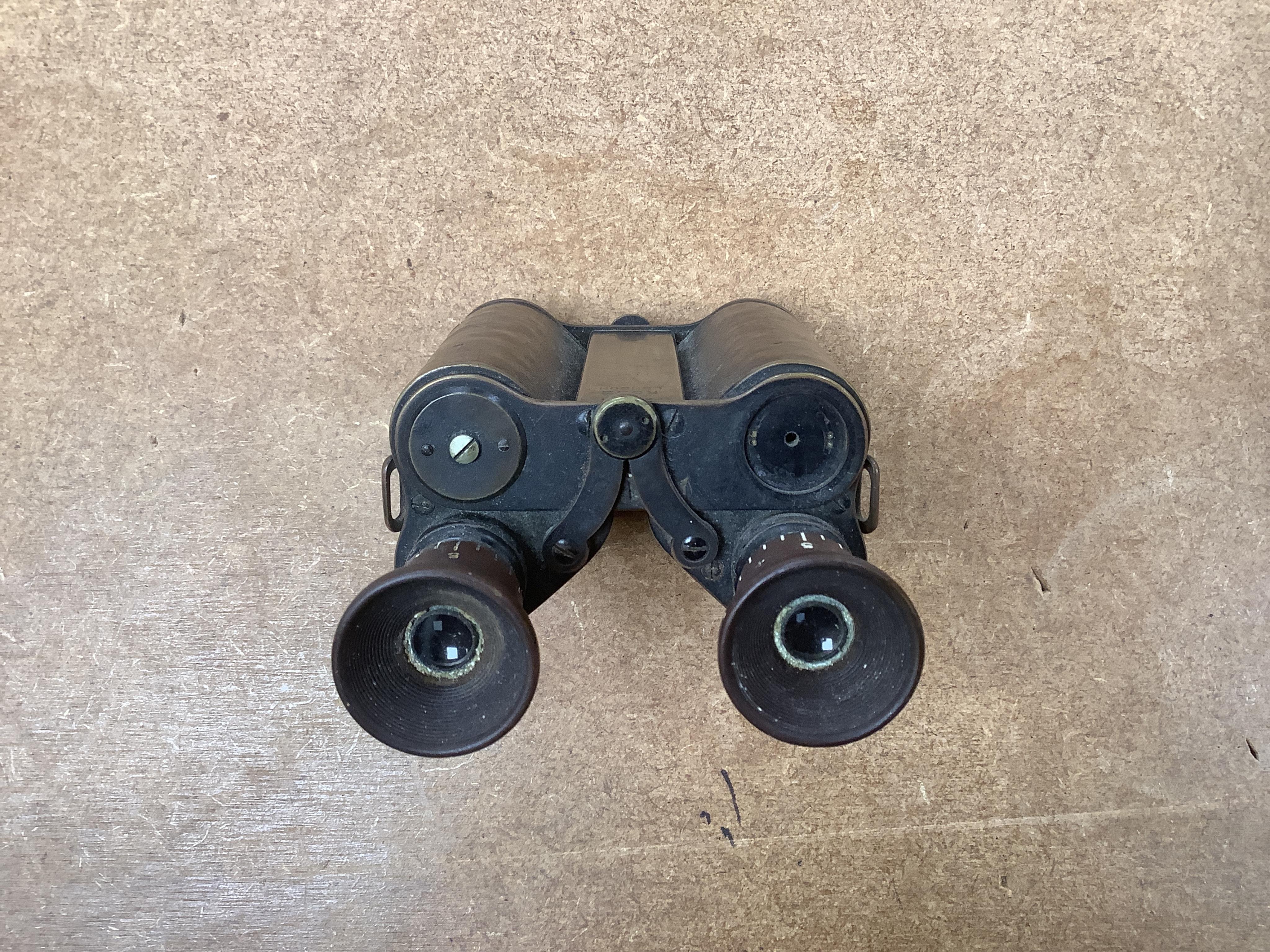 A pair of early Ross binoculars and one other pair of binoculars. Condition - fair